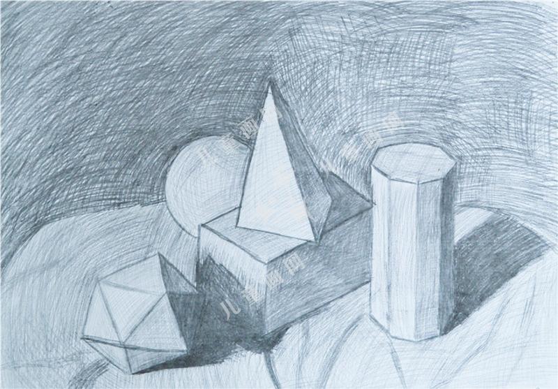 组合几何形体临摹